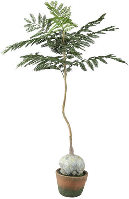 PTMD Kunstplant Jacaranda - 43x45x99 cm - Polyester - Groen