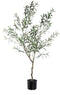 PTMD Kunstplant Olive - 110x70x156 cm - Polyester - Groen