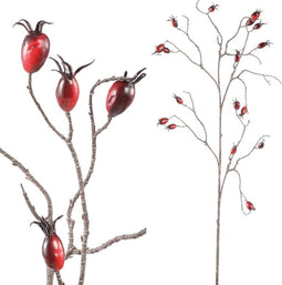 PTMD Kunstplant Tak - 58x31x99 cm - Kunststof - Zilver