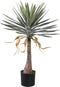 PTMD Kunstplant Yucca - 66x66x90 cm - Plastic - Zwart