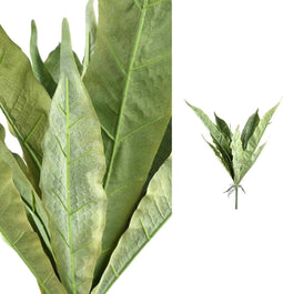 PTMD Kunsttak Foliage - 65x65x82 cm - Polyester - Groen