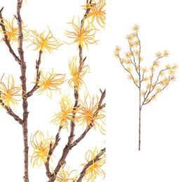 PTMD Kunsttak Hamamelis - 60x55x110 cm - Polyester - Geel