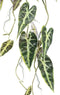 PTMD Kunsttak Leaves - 78x32x80 cm - Polyester - Groen