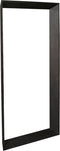 PTMD Kyro Black Acacia Wood Rectangle Mirror Large