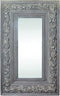 PTMD kyros wit rechthoekige antiek houten spiegel