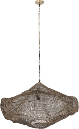 PTMD Lailaa Brass Iron Ceiling Lamp Wavy M