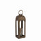 PTMD Lantaarn Asenat - 23x23x80 cm - Glas - Goud