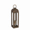 PTMD Lantaarn Asenat - 23x23x92 cm - Glas - Goud