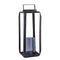 PTMD Lantaarn Hythm - 37x37x97 cm - Glas - Zwart