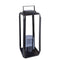PTMD Lantaarn Hythm - 37x37x97 cm - Glas - Zwart