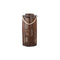 PTMD Lantaarn Zafria - 24x24x50 cm - Glas - Bruin