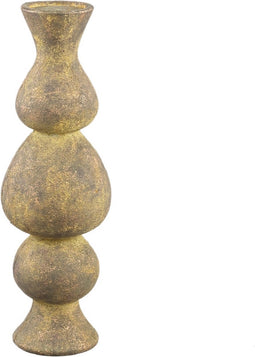 PTMD Larry Brown Cement Candleholder Round High Bulbs M