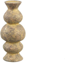 PTMD Larry Brown Cement Candleholder Round High Bulbs S