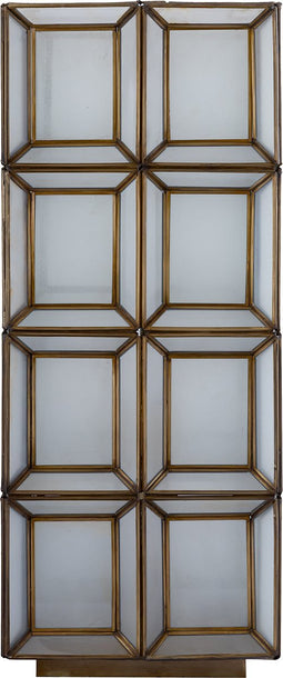 PTMD Layra White Milk Glass Table Lamp Antique High