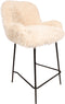 PTMD Leander Bar Chair Hair Beige