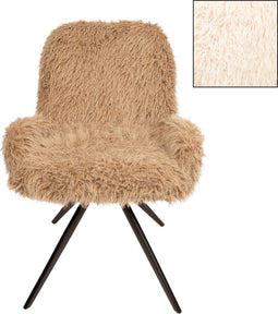 PTMD Leander Dining Chair Hair Beige