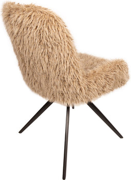 PTMD Leander Dining Chair Hair Brown