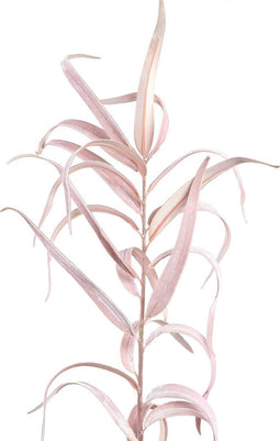 PTMD Leaves Plant Eucalyptus Kunsttak - 47x36x98 cm - Velvet - Roze