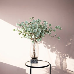 PTMD Leaves Plant Eucalyptus Kunsttak - 48 x 26 x 90 cm - Groen/Grijs