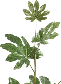 PTMD Leaves Plant Fatasia Kunsttak - 50 x 33 x 104 cm - Groen
