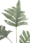 PTMD Leaves Plant Phlebodium Kunsttak - 65 x 30 x 106 cm - Groen