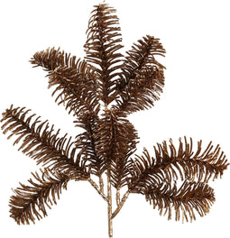 PTMD Leaves Plant Pijnboom Kunsttak - 24 x 23 x 40 cm - Bruin