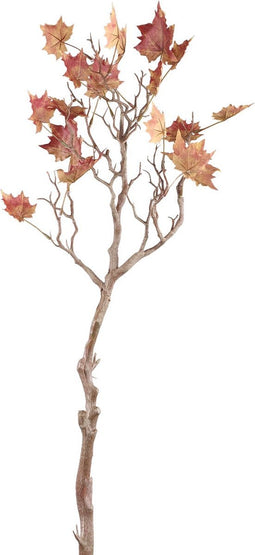 PTMD Leaves Plant Red Yellow Maple Leaves Spray