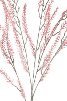 PTMD Leaves Plant Varen Kunsttak - 50 x 23 x 90 cm - Roze