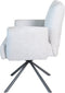 PTMD Lex Cream Dining Chair Legacy 15 Dove Grey Legs