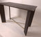 PTMD Liber Bar Table 140x70x94 brown wood gold metal