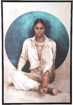 PTMD Lilyann Natural Polyesterpainting Rectangle WomanS