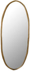 PTMD Limera Brass Alu Oval Mirror Irregular Border M