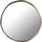 PTMD Limera Brass Alu Round Mirror Irregular Border L