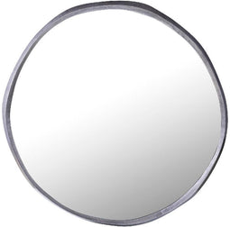 PTMD Limera Nickel Alu Round Mirror Irregular Border L
