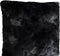 PTMD Linde Black Faux Fur Cushion Square L