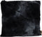 PTMD Linde Black Faux Fur Cushion Square S