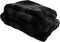 PTMD Linde Black Faux Fur Plaid In Giftbox 150 X 200