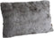 PTMD Linde Grey Faux Fur Cushion Rectangle
