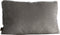 PTMD Linde Grey Faux Fur Cushion Rectangle