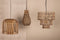PTMD Linth Natural Reed Hanging Lamp Three Levels Round