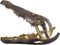 PTMD Lizee Brass Casted Alu Crocodile Head Statue L