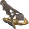 PTMD Lizee Brass Casted Alu Crocodile Head Statue S