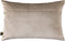 PTMD Lizze Beige Velvet Cushion Embroidery Rectangle