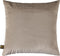 PTMD Lizze Beige Velvet Cushion Embroidery Square S