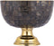PTMD Loder Gold Horn Shiny Bowl Natural Horn Mosaic Tap