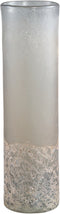 PTMD Loek Vaas - 11 x 11 x 40 cm - Glas - Grijs