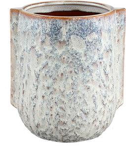 PTMD Loiky Cream Ceramic Pot With Ears Round High L