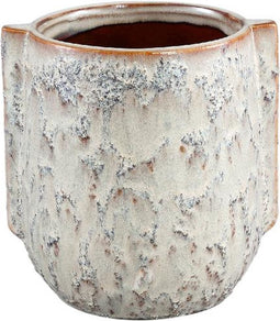 PTMD Loiky Cream Ceramic Pot With Ears Round High M