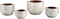 PTMD Loiky Cream Ceramic Pot With Ears Round Wide L