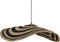 PTMD Loulou Natural Seagrass Wavy Hanging Lamp L